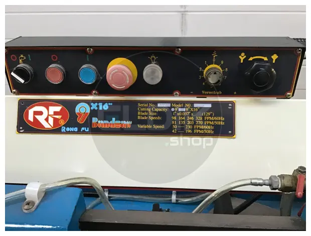 Rong Fu RF-916R Bandzaagmachine (overjarig model)