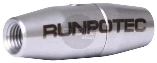 Runpotec 20251 RVS Verbindingstuk draaibaar RTG6 t.b.v.diam. 4,5mm en 6mm Glasvezel Trekveer
