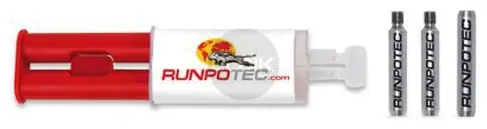 Runpotec 20384 RVS Reparatieset diam. 7,5mm Glasvezel Trekveer, 4-delig