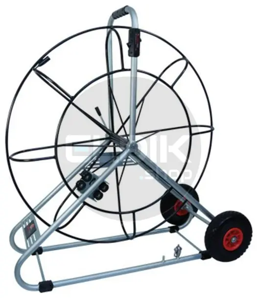 Runpotec 20416 Haspel diam. 1000mm verzinkt/gepoedercoat t.b.v.11mm Glasvezel Trekveer