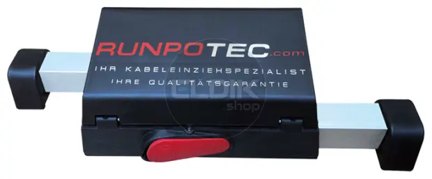 Runpotec 20278 Uitschuifbare Standaard incl. Opbergvak t.b.v. 4,5 en 6mm Haspels