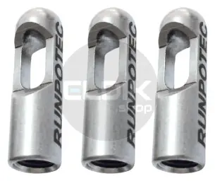 Runpotec 20487 Set RVS Trekogen diam. 7mm RTG6 t.b.v. Glasvezel Trekveeren 4,5mm en 6mm (3 stuks)