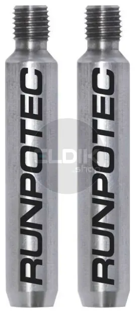 Runpotec 20316 RVS Eindhuls-set t.b.v. diam. 6mm Glasvezel Trekveer (2 stuks)