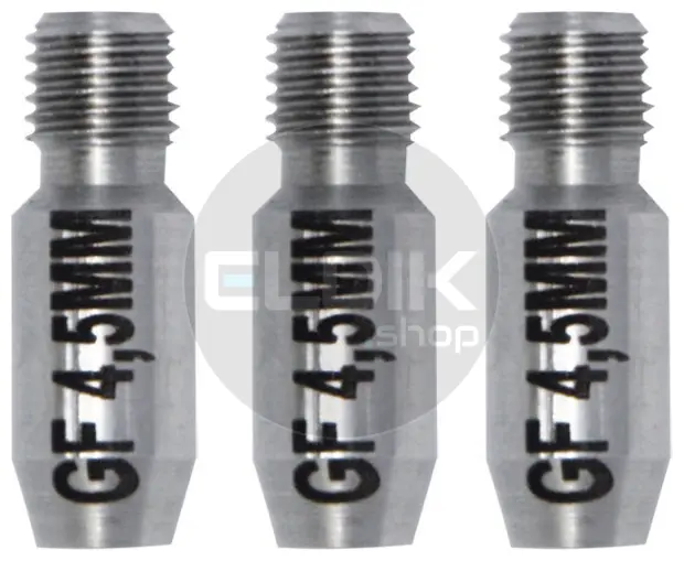 Runpotec 20322 RVS Eindhuls-set RTG6  t.b.v. diam. 4,5mm Glasvezel Trekveer (3 stuks)