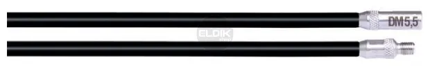 Runpotec 10044 RunpoStick zwart 5,5mm 2 x 1m