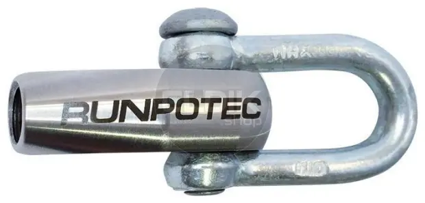 Runpotec 20383 RVS Trekkop met schakel RTG12