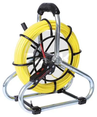 Runpotec 10048 Standaard set Glasvezel Trekveer diam. 4,5mm RTG6, 60m incl. Haspel
