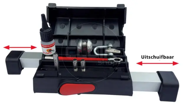 Runpotec 10052 Profi-set Glasvezel Trekveer diam. 4,5mm RTG6, 30m incl. Haspel