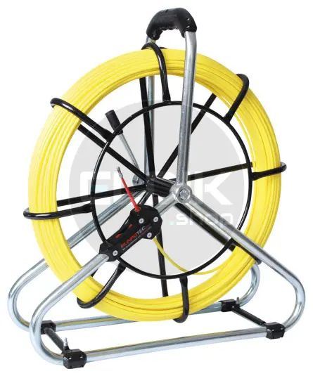Runpotec 10060 Standaard set Glasvezel Trekveer diam. 6mm  RTG6, 40m incl. Haspel