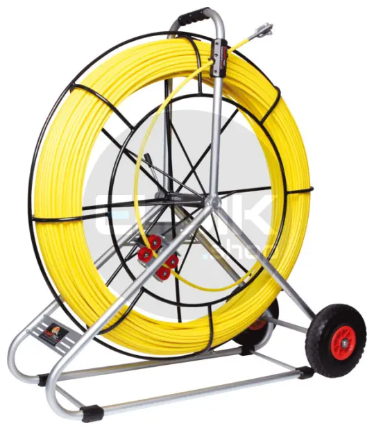 Runpotec 10101 Profi-set Glasvezel Trekveer diam. 15mm RTG12, 250m incl. Haspel