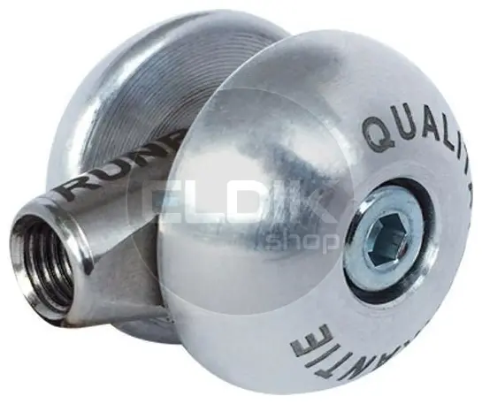 Runpotec 20382 RVS/ALU Geleiderol diam. 50mm RTG12  t.b.v. Glasvezel Trekveer 7.5, 9, 11 en 15mm
