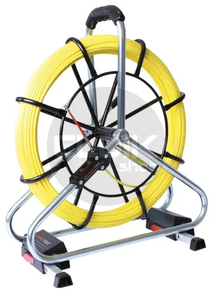 Runpotec 10065 Profi-set Glasvezel Trekveer diam. 6mm RTG6, 80m incl. Haspel