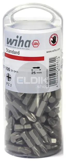 Wiha 7930005 Schroefbit Standard 25 mm Pozidriv - 40462