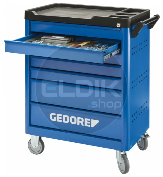 Gedore WSL L TS 147 147 Delige Gevulde Gereedschapwagen + gratis led staaflamp - 2980312