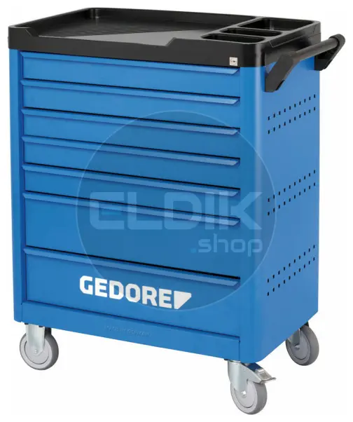 Gedore WSL L TS 147 147 Delige Gevulde Gereedschapwagen + gratis led staaflamp - 2980312