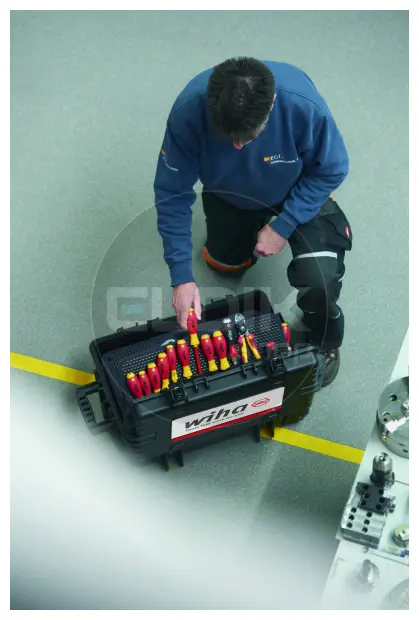 Wiha 9300704 115 Delige Gevulde Gereedschapskoffer - Elektra - 42069