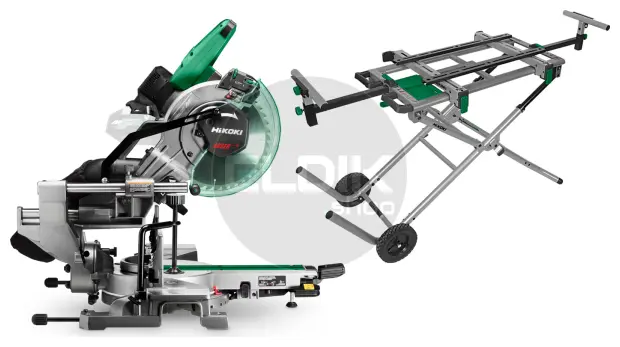 Hikoki C3610DRAW4WZ Accu afkortzaag  36V / 255 mm met onderstel | Exclusief lader en accu's