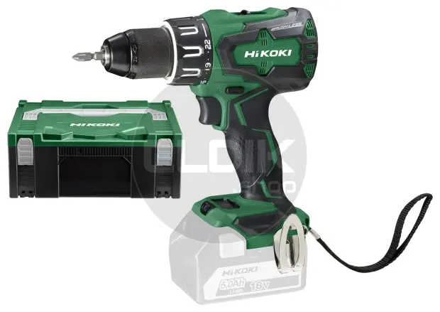 Hikoki DV18DBSLW6Z Accu klop-boor-schroefmachine - 18 V / 70Nm - Exclusief lader en accu's - HSC II koffer