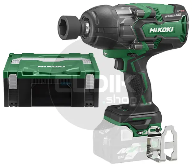 Hikoki WR36DBW2Z Accu slagmoersleutel - 36 V / 1.130 Nm / 1/2" - Exclusief lader en accu's - HSC III koffer