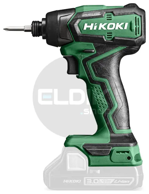 Hikoki WH18DDW4Z Accu slagschroevendraaier WH18DDW4Z - 18V - 140 Nm - 1/4" - In kartonnen doos. Exclusief accu's en lader.