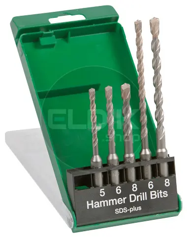 Hikoki 782530 Borenset SDS-plus multipack 5/6/8x110 mm + 6/8x160 mm (5-delig)