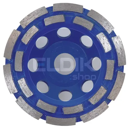 Hikoki 752877 Diamant komschijf | dubbele rij gaten voor stofafzuiging | 125 mm