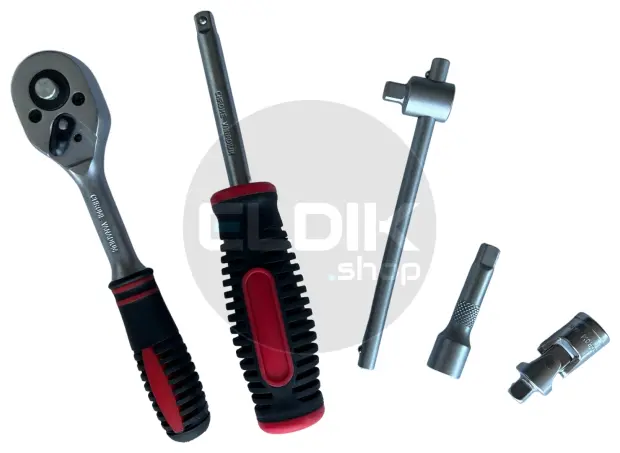E-Tools 18 Delige Doppenset 1/4"