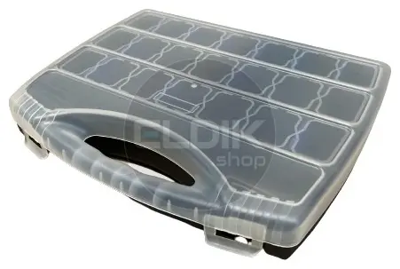 E-Tools Assortimentsdoos met 18 verdeelschotten | 320 x 265 x 50 mm
