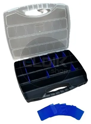 E-Tools Assortimentsdoos met 18 verdeelschotten | 320 x 265 x 50 mm