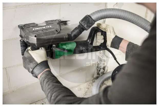 Hikoki CM5MAWSZ Sleuvenfreesmachine - 125mm - 1.900W / in koffer met diamantbladen