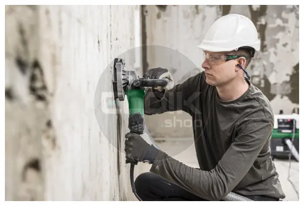 Hikoki GM13YWSZ Betonschuurmachine - 125mm - 1.900W / in koffer met diamantkomschijf