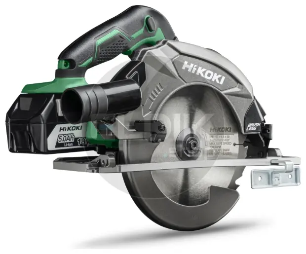 Hikoki C1807DAW2Z Accu cirkelzaag 18v, 190mm, zaagdiepte 64,5mm, mv, exclusive in hsc iv