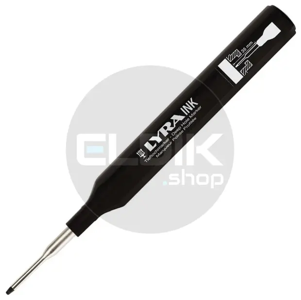 Lyra 4480099 Markeerstift voor diepe gaten, zwart