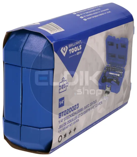 Brilliant Tools BT020023 23 Delige Doppenset 1/4"