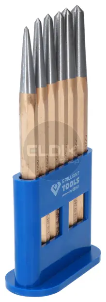 Brilliant Tools BT085080 Centerpuntset, 6-dlg