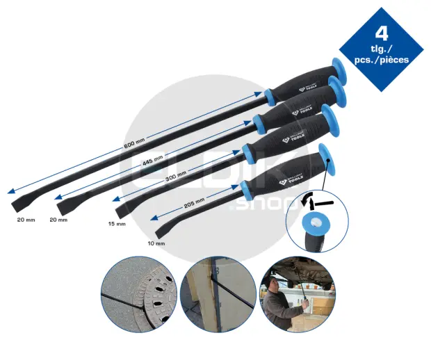 Brilliant Tools BT091004 Breekijzerset, 4-dlg