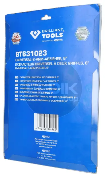 Brilliant Tools BT631023 Universele trekker 2 armen, 6"