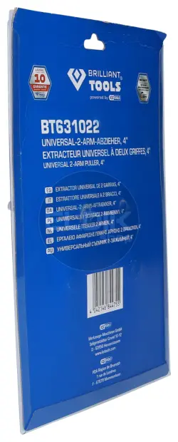 Brilliant Tools BT631022 Universele trekker 2 armen, 4"