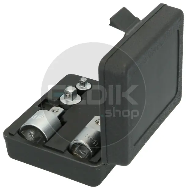 Brilliant Tools BT024006 Adapterset, 6 dlg, 1/4" + 3/8" + 1/2" + 3/4"
