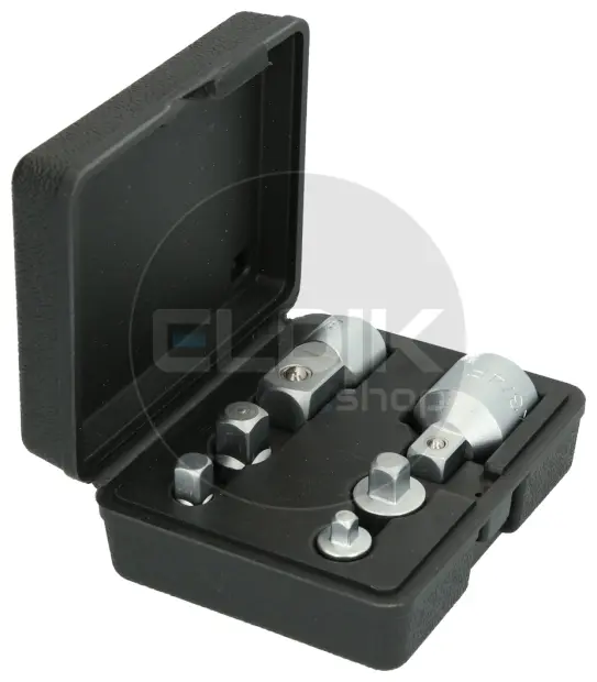 Brilliant Tools BT024006 Adapterset, 6 dlg, 1/4" + 3/8" + 1/2" + 3/4"