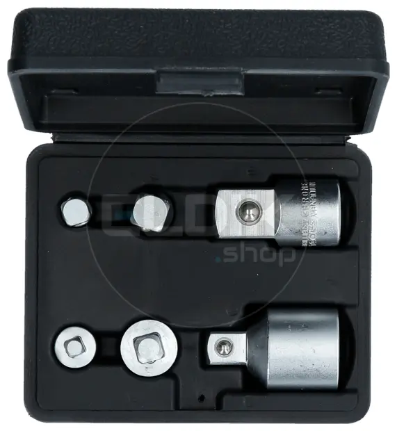 Brilliant Tools BT024006 Adapterset, 6 dlg, 1/4" + 3/8" + 1/2" + 3/4"