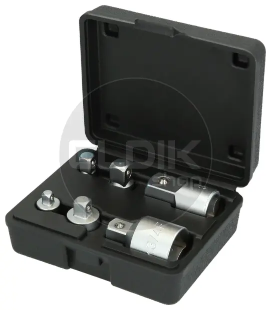 Brilliant Tools BT024006 Adapterset, 6 dlg, 1/4" + 3/8" + 1/2" + 3/4"