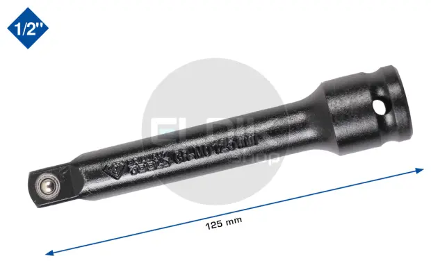 Brilliant Tools BT022669 Kracht verlengstuk 1/2" 125 mm