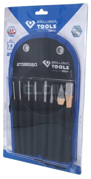 Brilliant Tools BT085060 Beitel- en drevelset, 8 dlg
