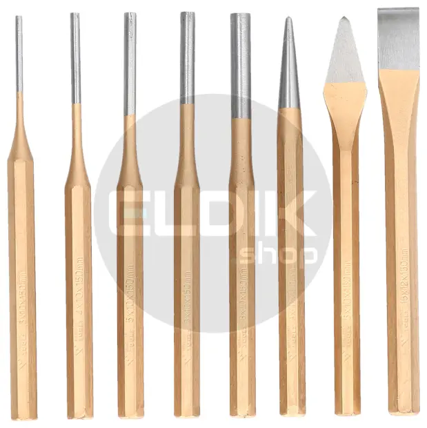 Brilliant Tools BT085060 Beitel- en drevelset, 8 dlg