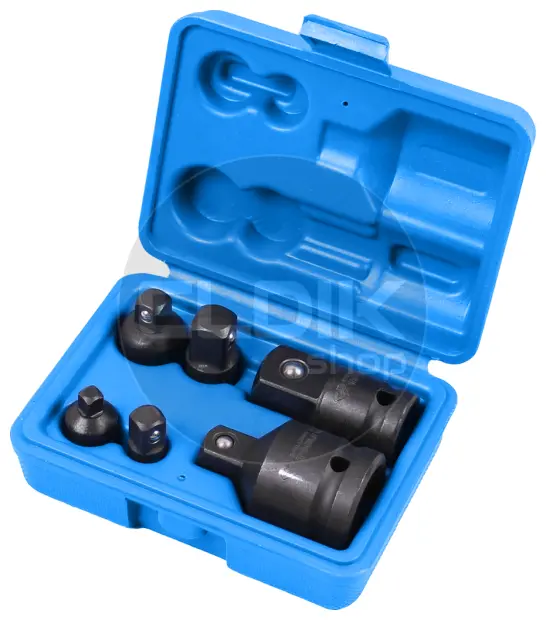 Brilliant Tools BT024605 Krachtadapterset, 6 dlg, 1/4" + 3/8" + 1/2" + 3/4"