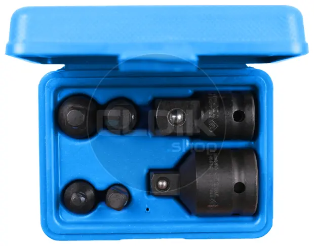 Brilliant Tools BT024605 Krachtadapterset, 6 dlg, 1/4" + 3/8" + 1/2" + 3/4"