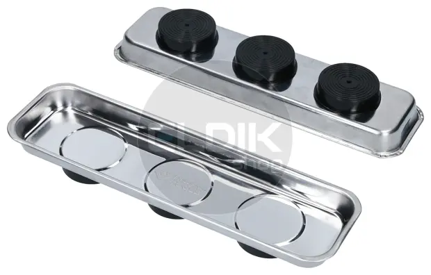 Brilliant Tools BT691155 Magnetische tray- / schaalset van RVS 65 x 226 mm, 2-dlg