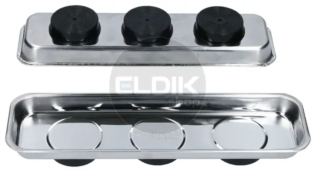 Brilliant Tools BT691155 Magnetische tray- / schaalset van RVS 65 x 226 mm, 2-dlg