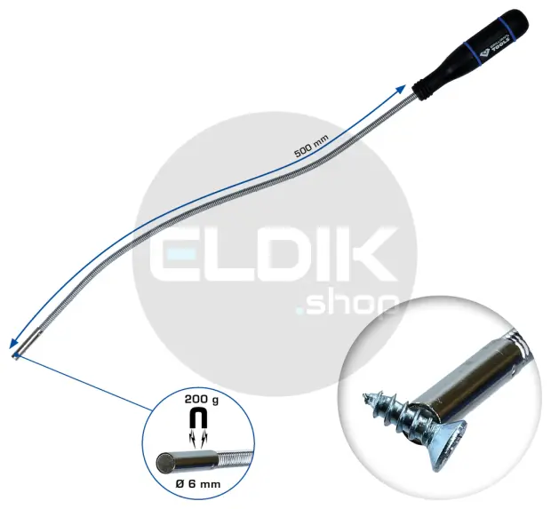 Brilliant Tools BT115906 Flexibele magneetheffer, 200 g